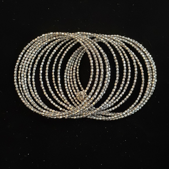 Stella & Dot Silver Bardot Bangle - Picture 2 of 4